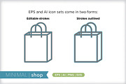 Minimal shop icons, an Outline Icon by Picture Window (Thumbnail 3 of 5)