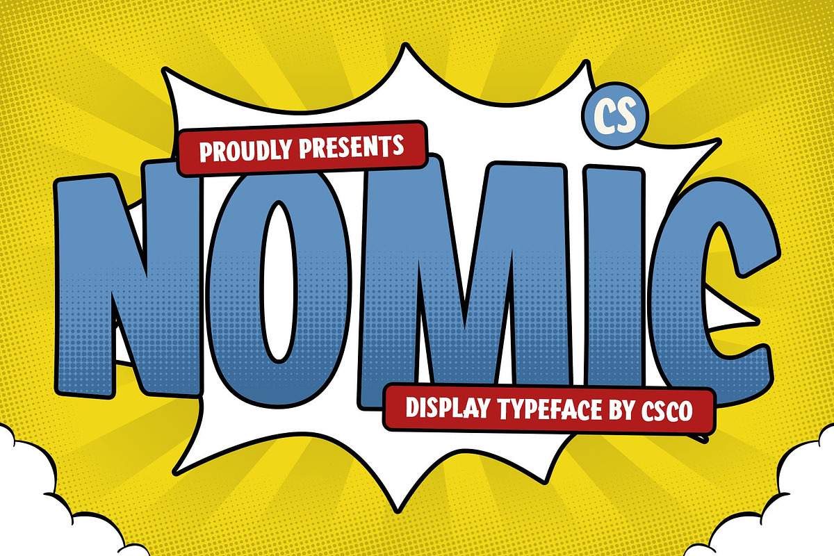 CS Nomic – Comic Font, a Sans Serif Font by Craft Supply Co. (Photo 1 of 8)