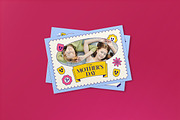 Pastel Mother's Day Greeting Card, a Card Template by graphicook (Thumbnail 2 of 3)