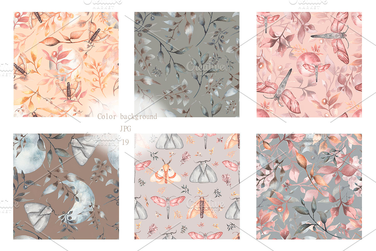 Nature Spirit Patterns, a Pattern Graphic by MayaNavits (Photo 7 of 11)