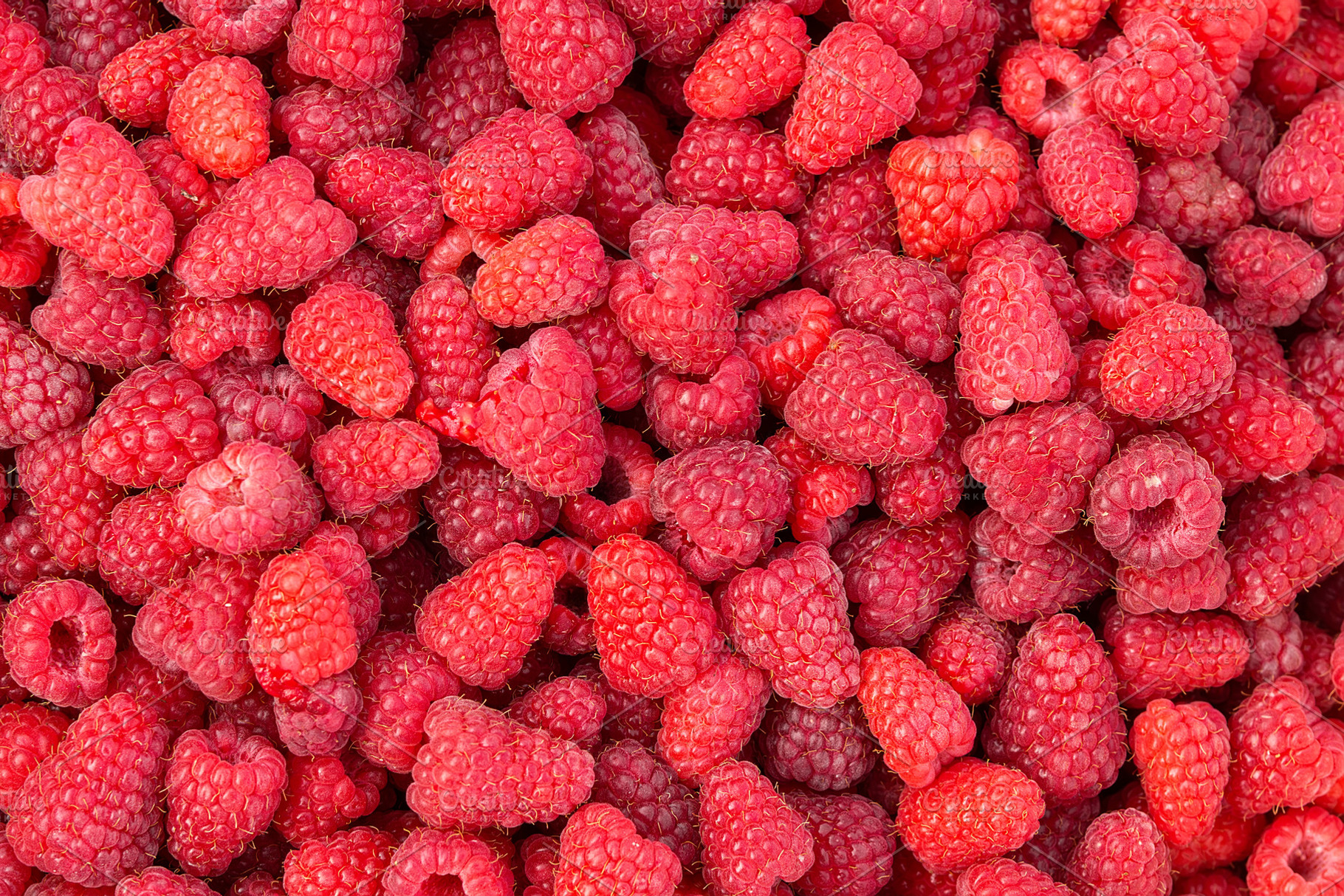 Fresh red ripe raspberries. Raspberr, a Food & Drink Photo by AlexBush