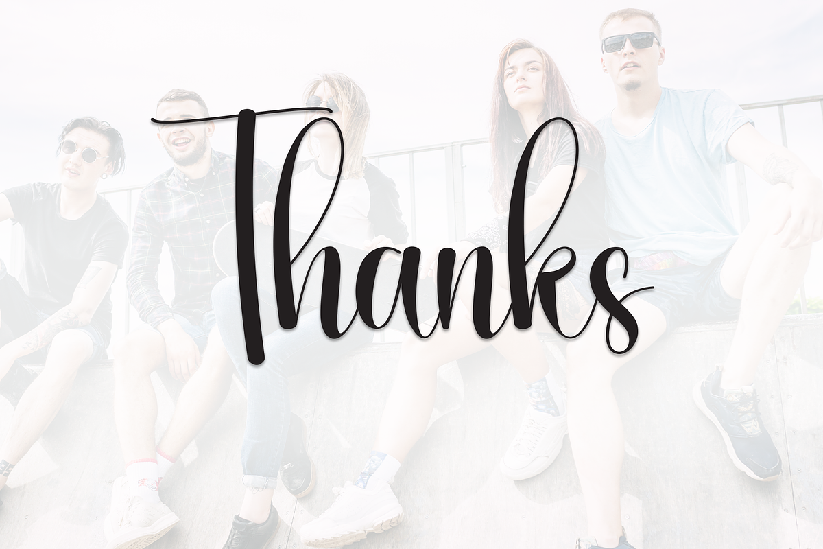 Youngish | Script Font, a Handwritten Font by Scratchones (Photo 9 of 9)