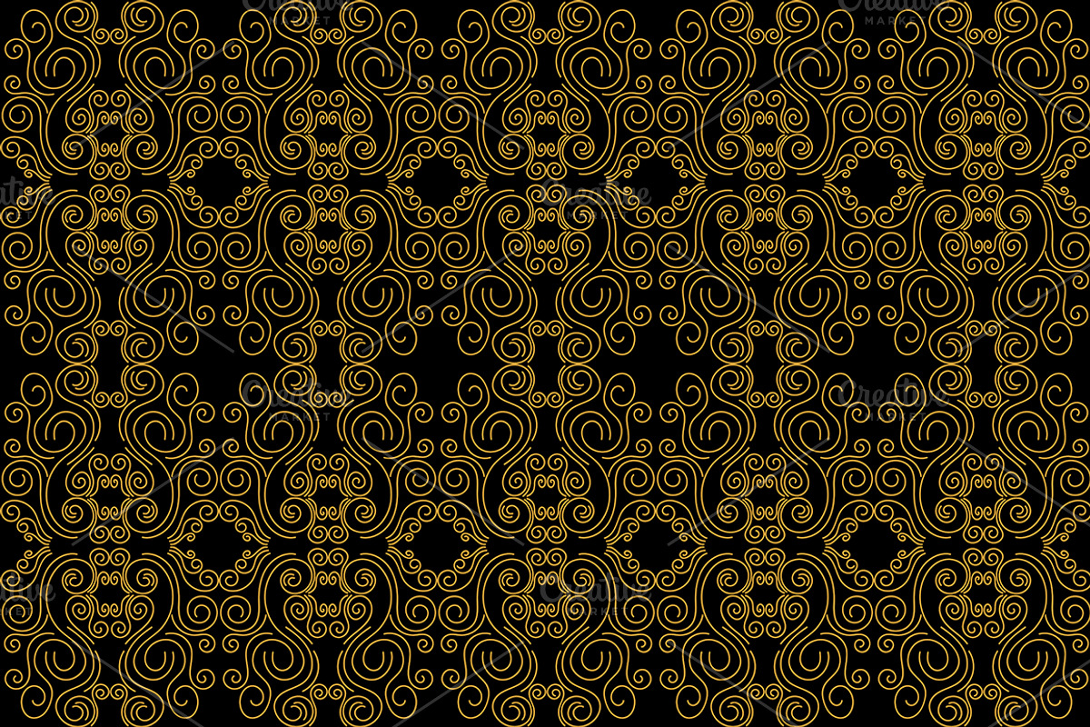 Art Deco Seamless Patterns, a Pattern Graphic by Andy Vinnikov (Photo 5 of 5)