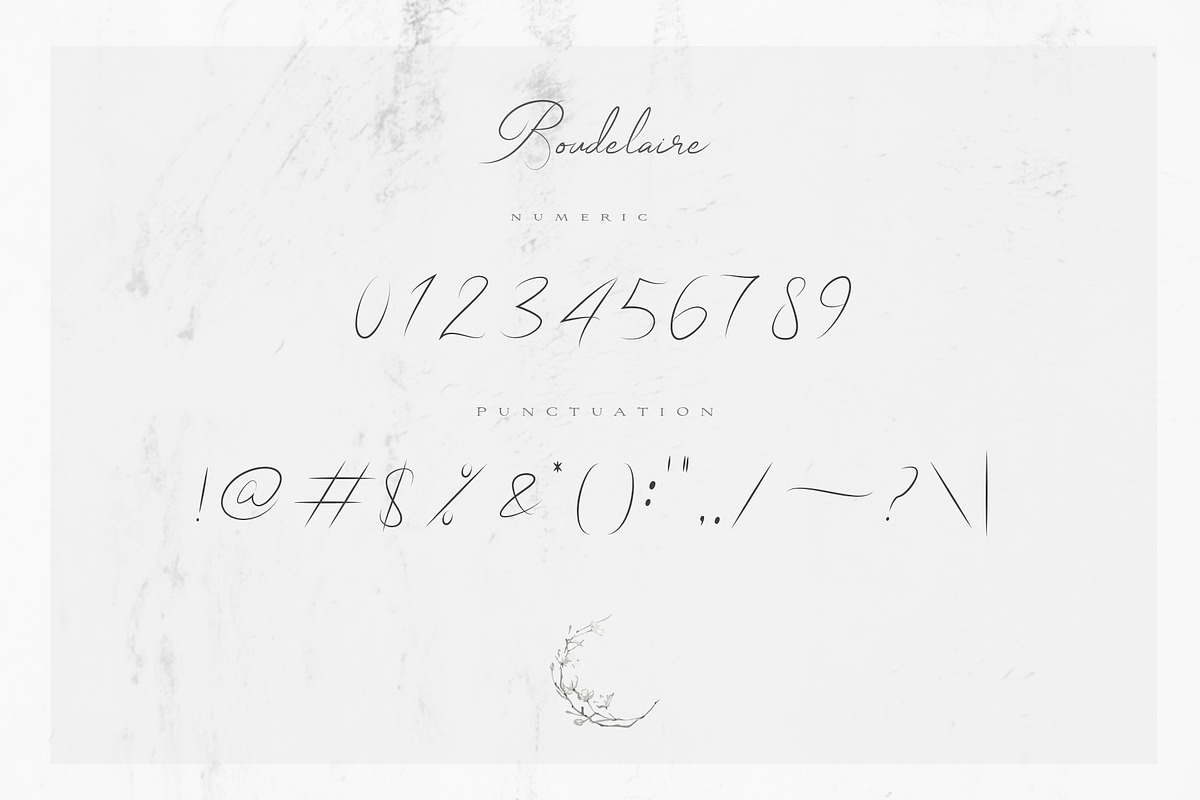Boudelaire Script preview 8