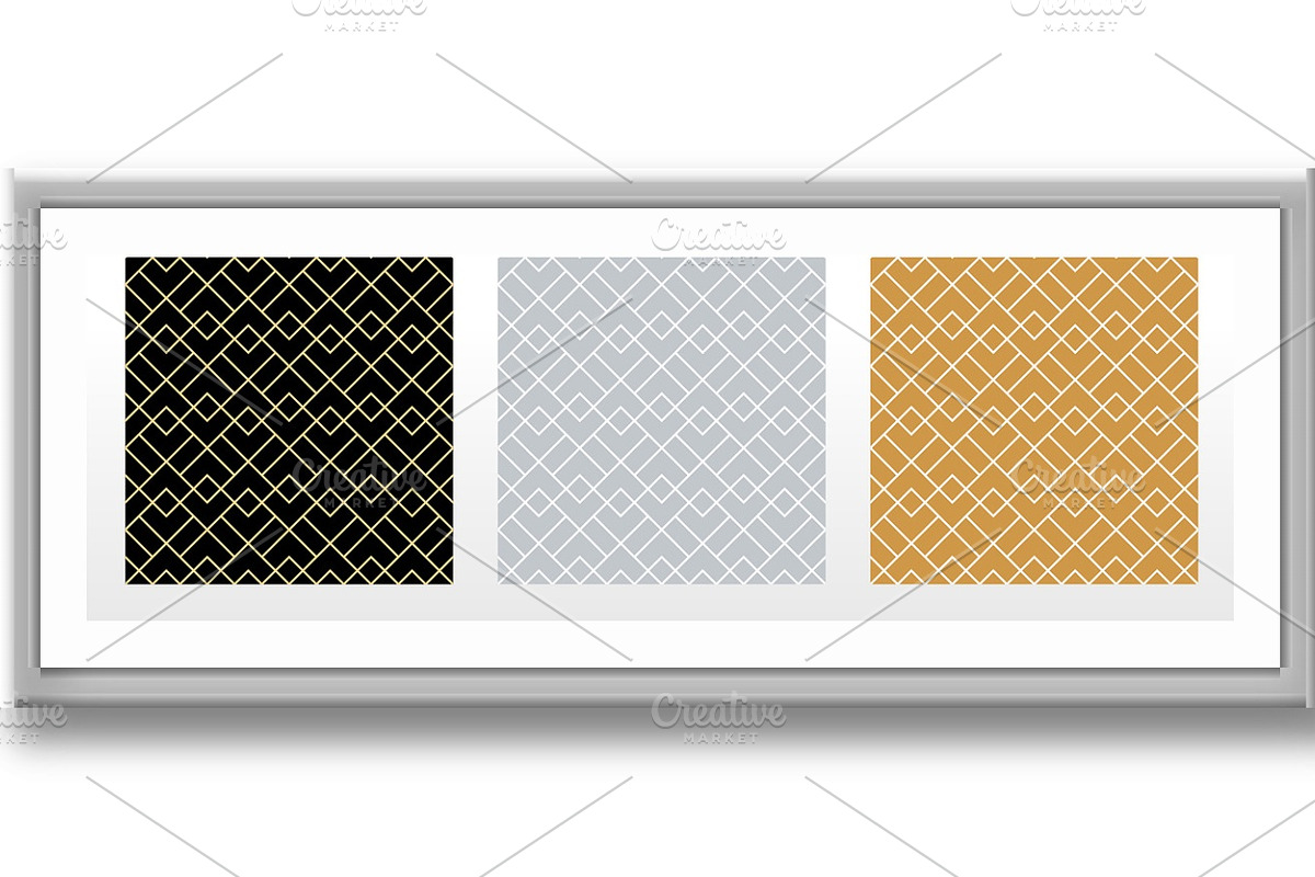 Geometric set of patterns, a Pattern Graphic by RODINA (Photo 3 of 3)
