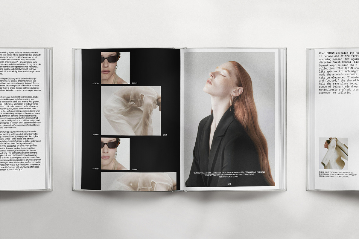 QUINN / Portfolio Magazine Template, a Brochure Template by Studio Dara (Photo 8 of 18)