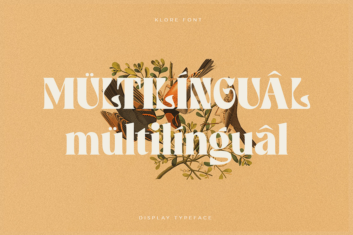 Klore | Vintage Display, a Serif Font by Pentagonistudio (Photo 9 of 13)