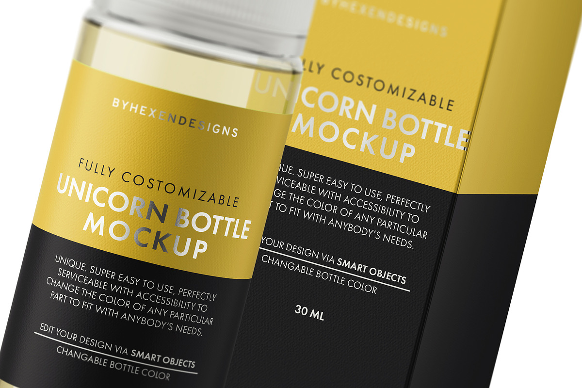 Unicorn Bottle Mockup, a Product Mockup by HexenDesigns (Photo 10 of 11)