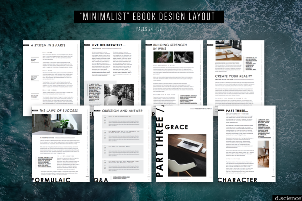 4X Ebook Bundle Templates  | 67% Off, a Magazine Template by Template Monkey @dscience (Photo 23 of 43)
