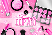 Makeup Clipart, an Object Graphic by Makina Designs (Thumbnail 1 of 2)