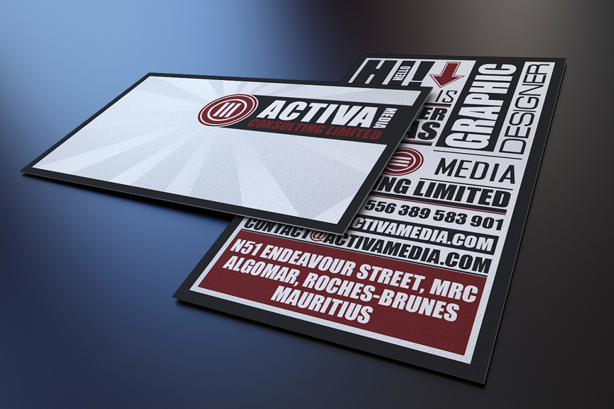 Typography Business Card, a Business Card Template by Marvel (Photo 4 of 4)
