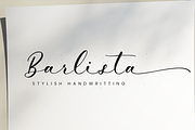Barlista - Calligraphy Font, a Script Font by Sronstudio (Thumbnail 1 of 10)