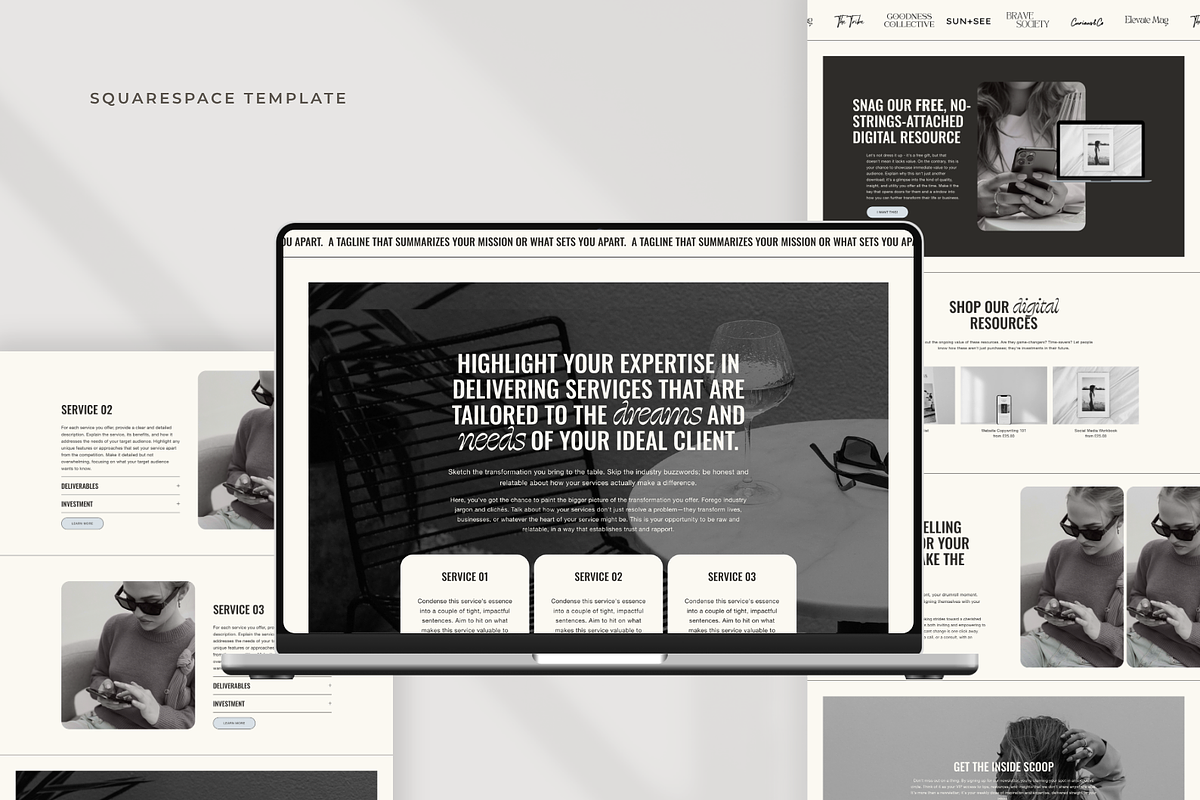 Squarespace Website Template Colette, a Squarespace Template by Candor Templates (Photo 12 of 20)