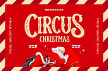 Circus Christmas Font - Fancy Font
