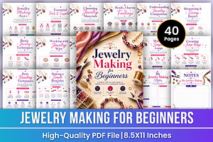 Jewelry Making for Beginners Project, a Stationery Template by Mustafiz