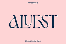 Aluest - Elegant Modern Font