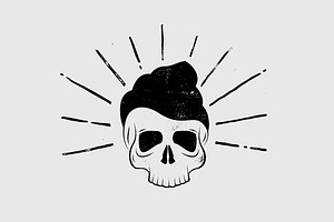 Textured Skull