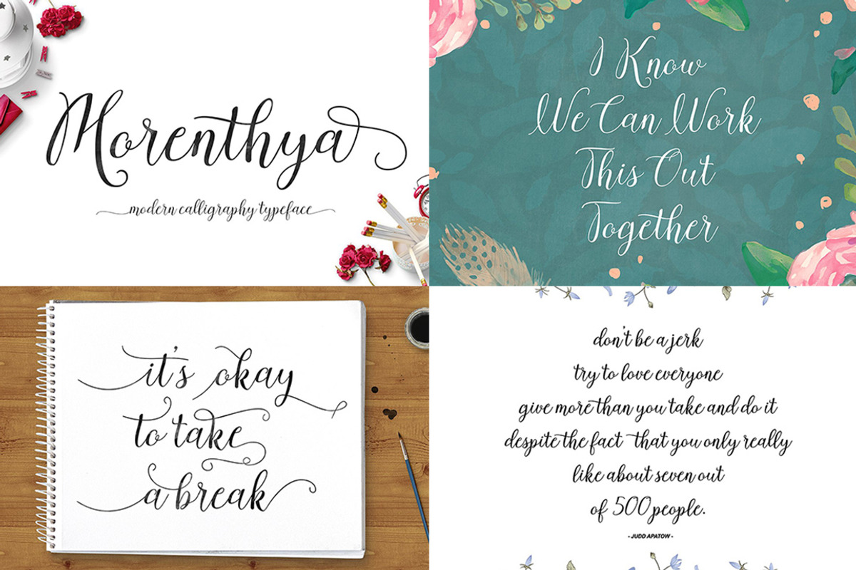 Handwritten Fonts Collection, a Script Font by Areatype (Photo 48 of 62)