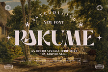 Rakume Vintage Serif Font