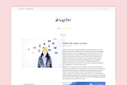 The Pastel Blogster 1.0, a WordPress Template by Studio Caro (Thumbnail 2 of 4)