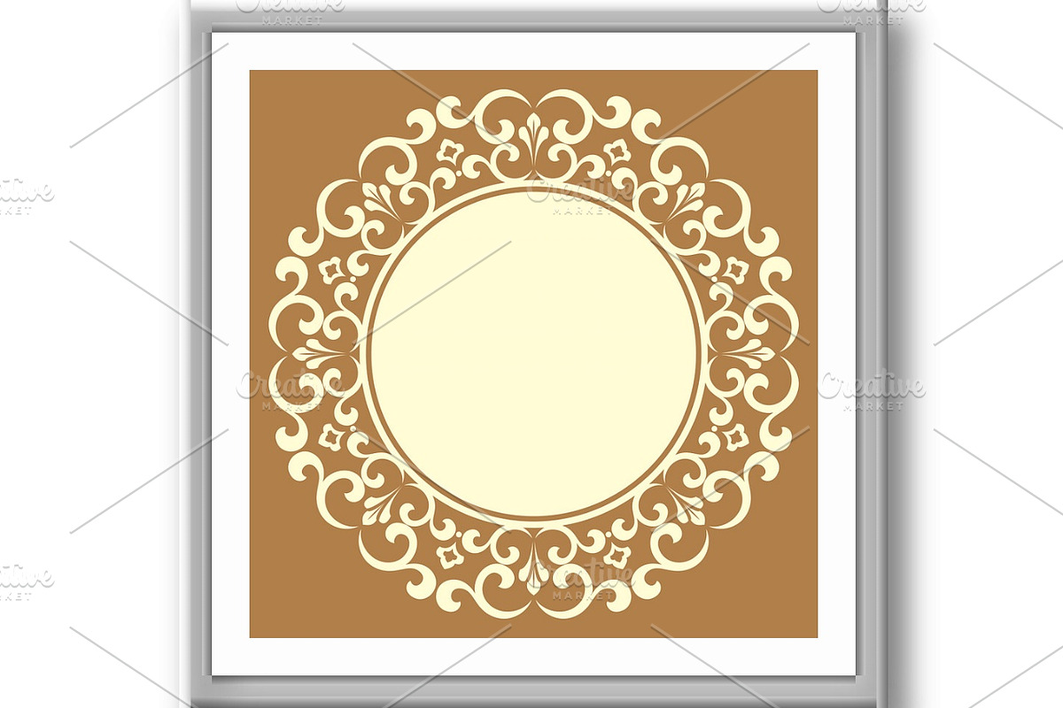 Decorative frame Elegant vector, an Object Graphic by RODINA (Photo 3 of 3)
