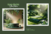 20 Green Marble Stone Podium Bundle, a Background Photo by zahidhossainalif (Thumbnail 3 of 11)