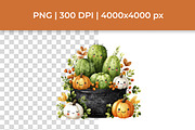 Wild West Halloween Clipart Bundle, a Seasonal Illustration by InkyQueenArt (Thumbnail 2 of 5)