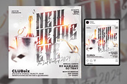 New Year Party Flyer Template, a Flyer Template by Hotpin (Thumbnail 2 of 2)