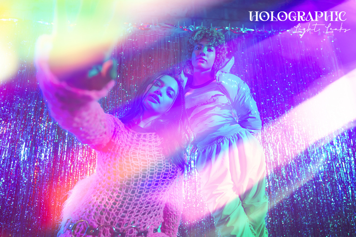 Holographic Light Leaks, a Texture Graphic by Julie&Taily (Photo 22 of 28)