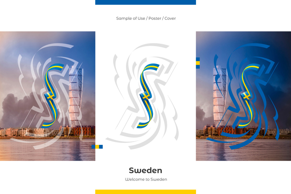 Sweden flag ribbon vector, a Templates & Theme by Simbos (Photo 3 of 9)