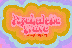 Psychedelic Groove Vintage 70s Font