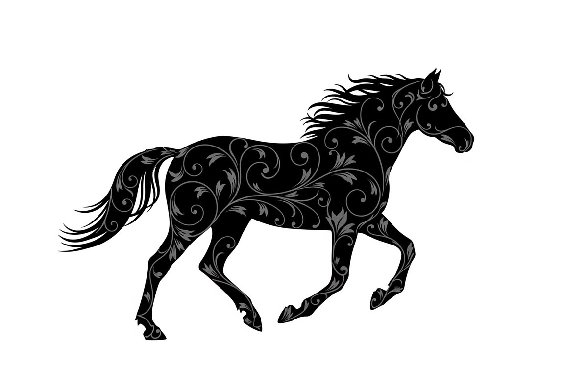 Running Horse Silhouette SVG Bundle, an Illustration by Creativeshirt (Photo 18 of 31)