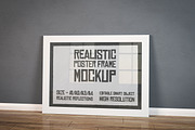 Realistic Poster Frame Mockup, a Print Template by Franklin Design (Thumbnail 3 of 4)