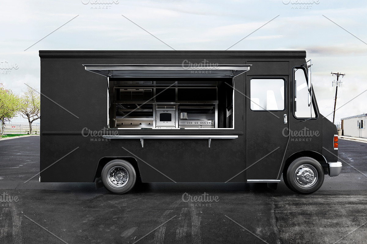 Food truck. PSD Mockup, a Mockup by Egor Shkolnikov (Photo 6 of 6)
