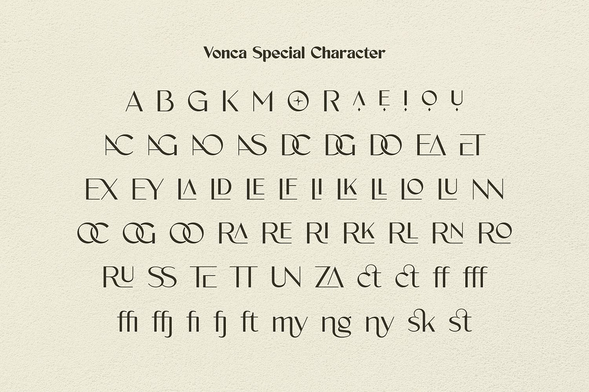 Vonca Font Family, a Sans Serif Font by Asenbayu (Photo 10 of 15)