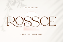Rossce - Beautiful Serif Font