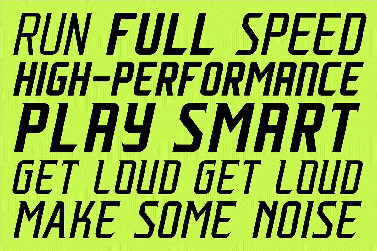 Triton Pro: Sports Font Family, a Sans Serif Font by ANDR35 (Photo 5 of 12)