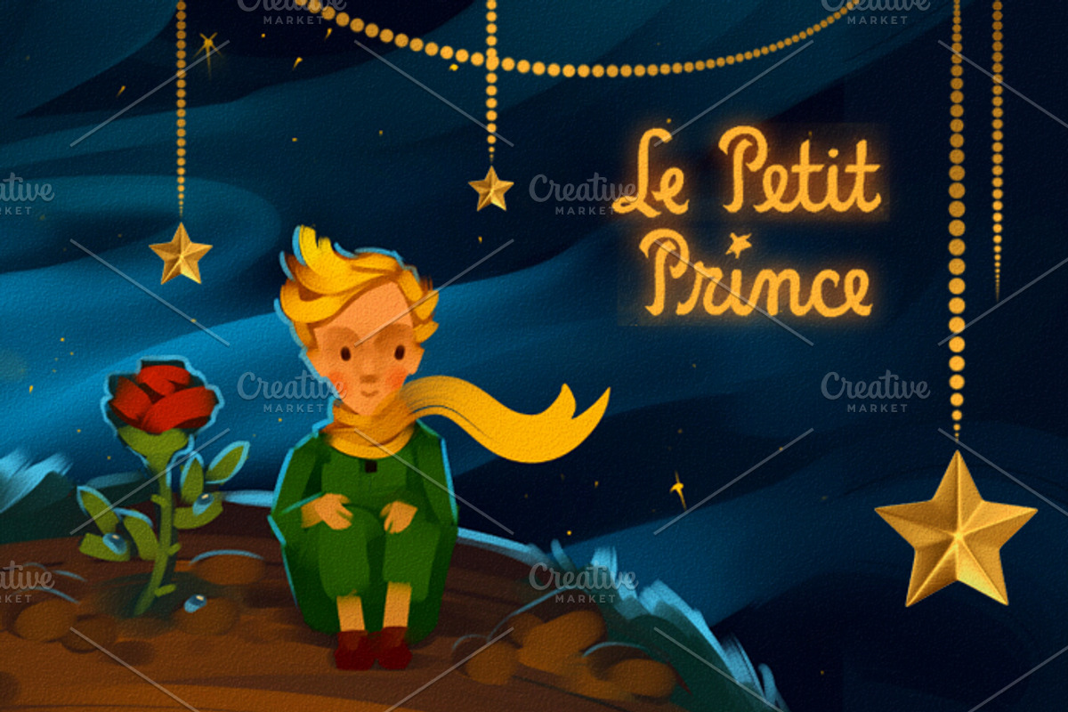 The Little Prince Set, an Animal Illustration by Ira Cvetnaya (Photo 1 of 7)