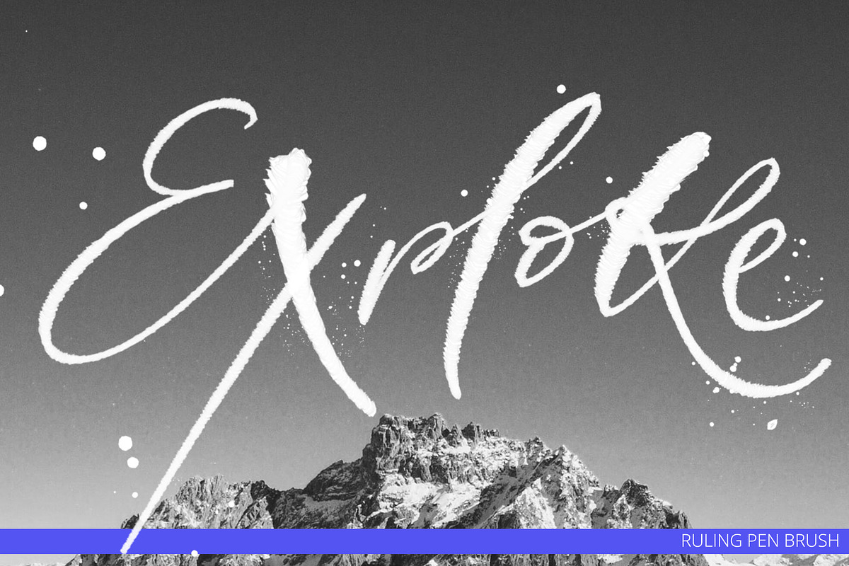 35 Lettering Brushes for Procreate preview 2