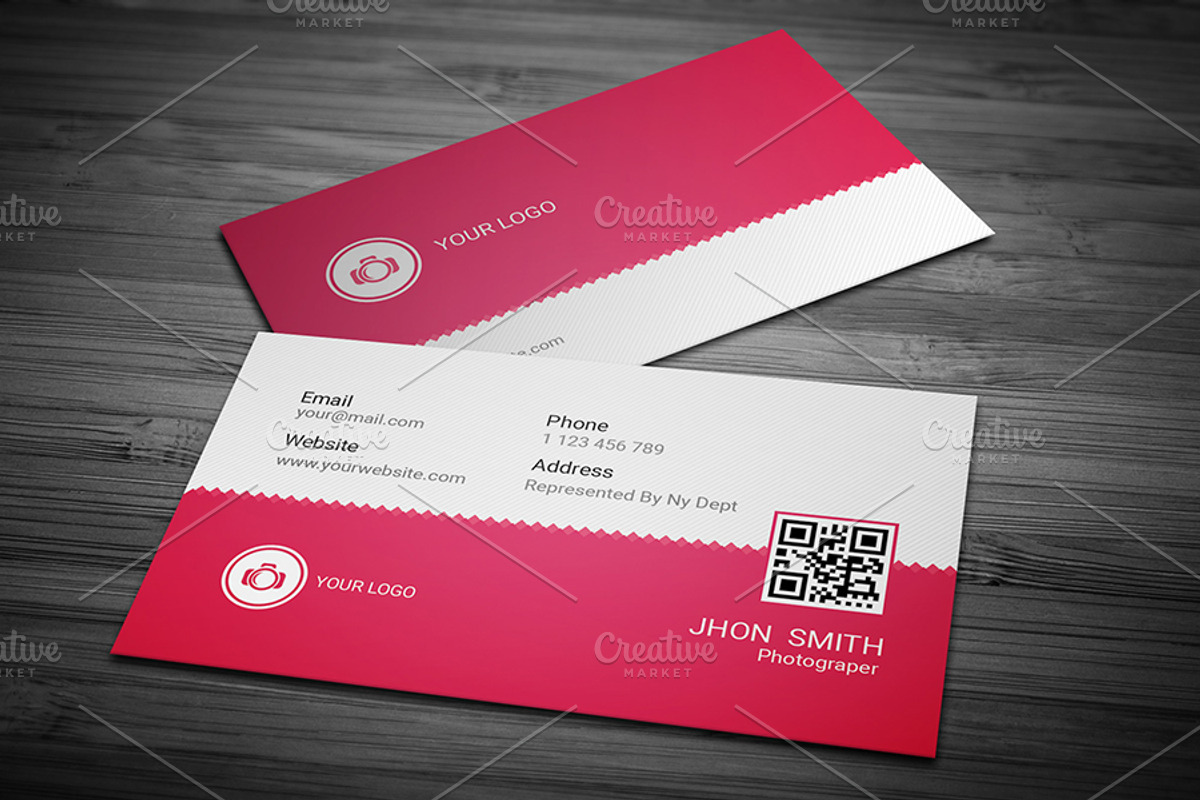 Photographer Business Card 003, a Business Card Template by Awns Creators (Photo 2 of 4)