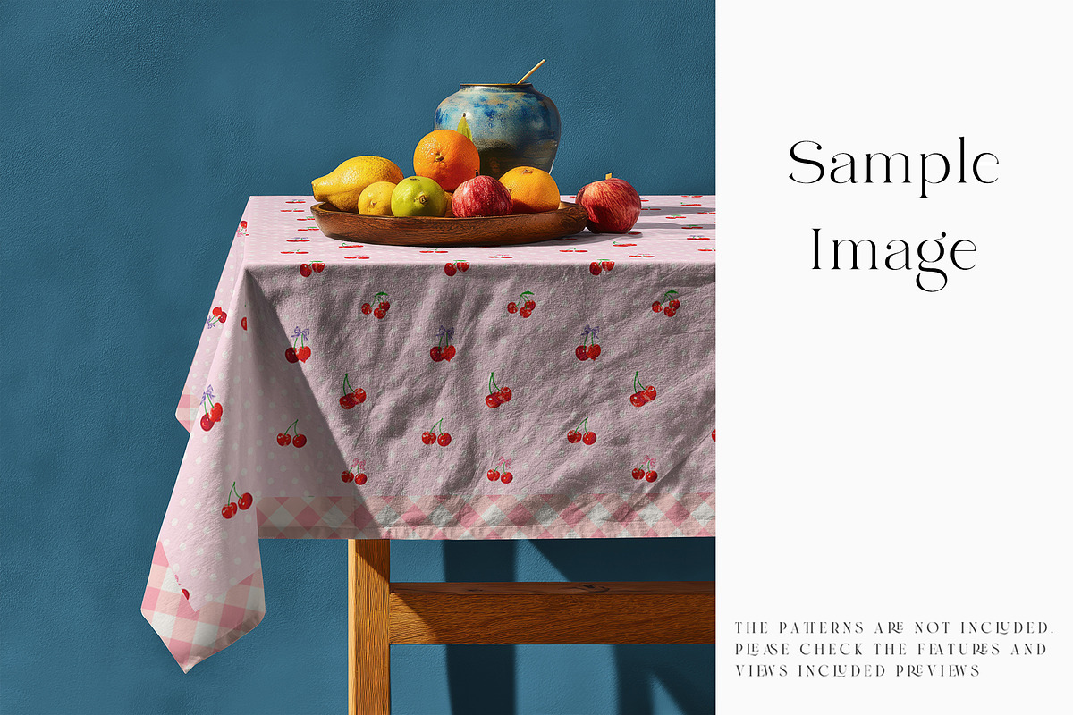 Square Tablecloth Mockups, a Household Mockup by mock-ups (Photo 13 of 28)