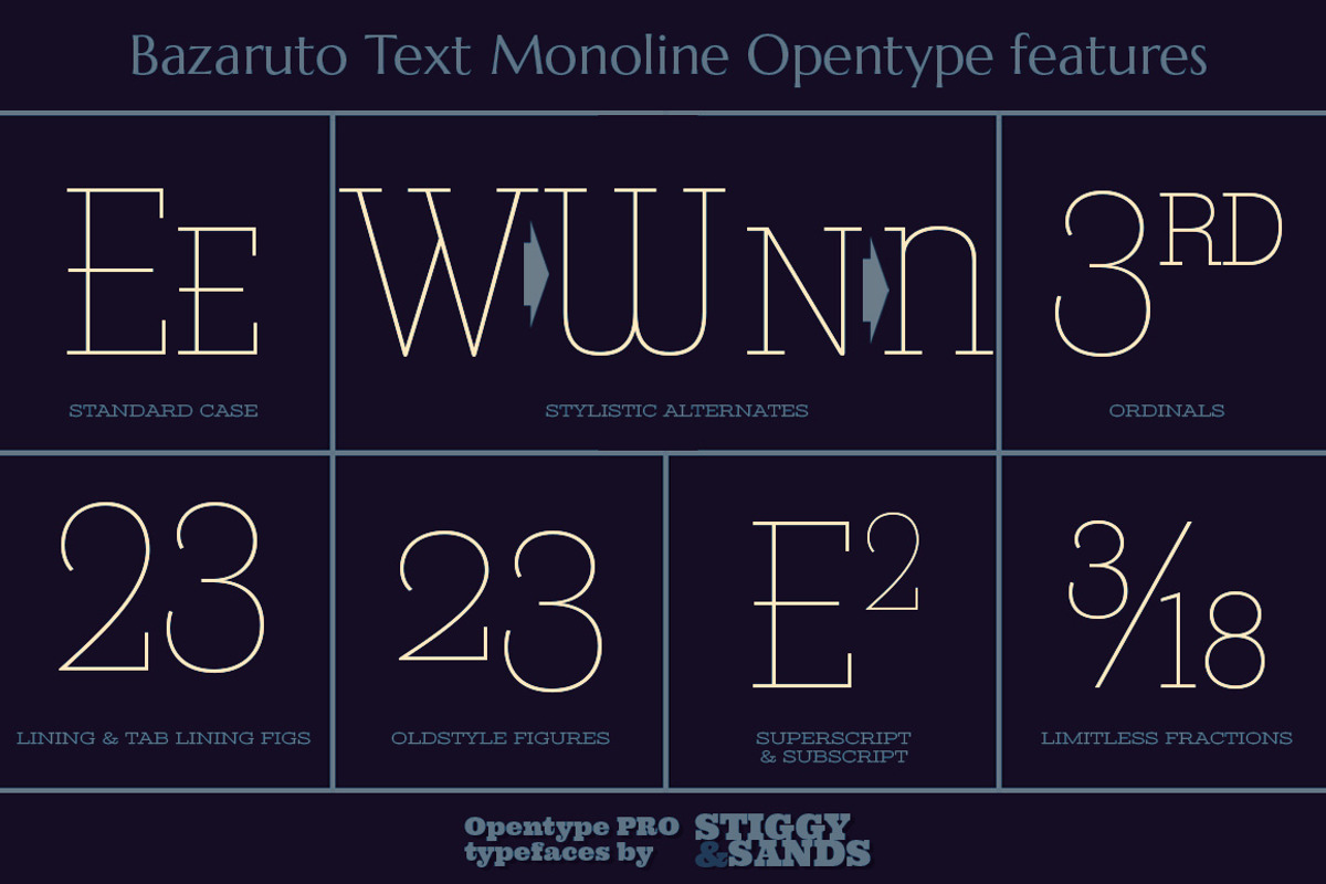 Bazaruto Text Family preview 5