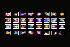 Magma Retro Gradient Textures