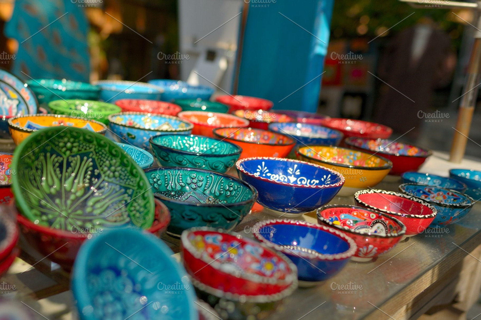 Pottery bowls, an Abstract Photo by jcfmorata - Photography