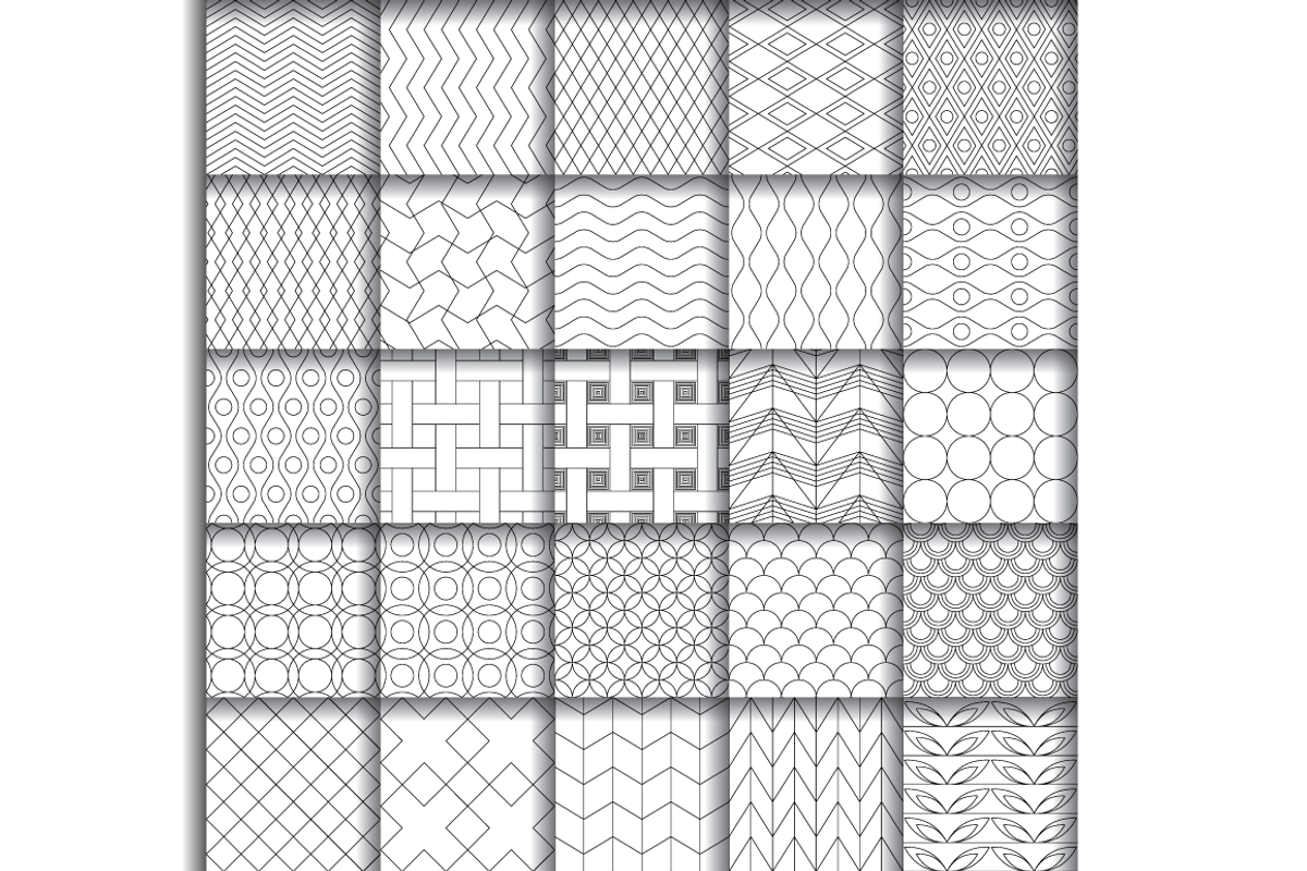 Geometric Patterns, a Pattern Graphic by marusdesign (Photo 2 of 2)