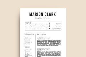 Simple Resume Template (MS Word)
