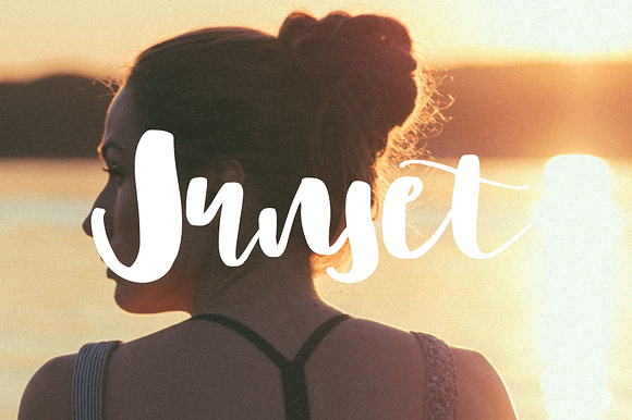 sunset font preview 6