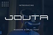 Jouta | Modern Futuristic Font