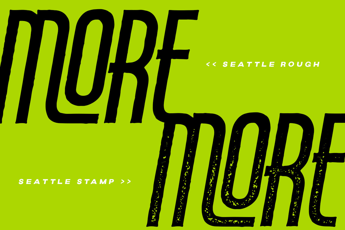 Seattle Highland - Condensed Font, a Sans Serif Font by Letterhend Studio (Photo 3 of 10)