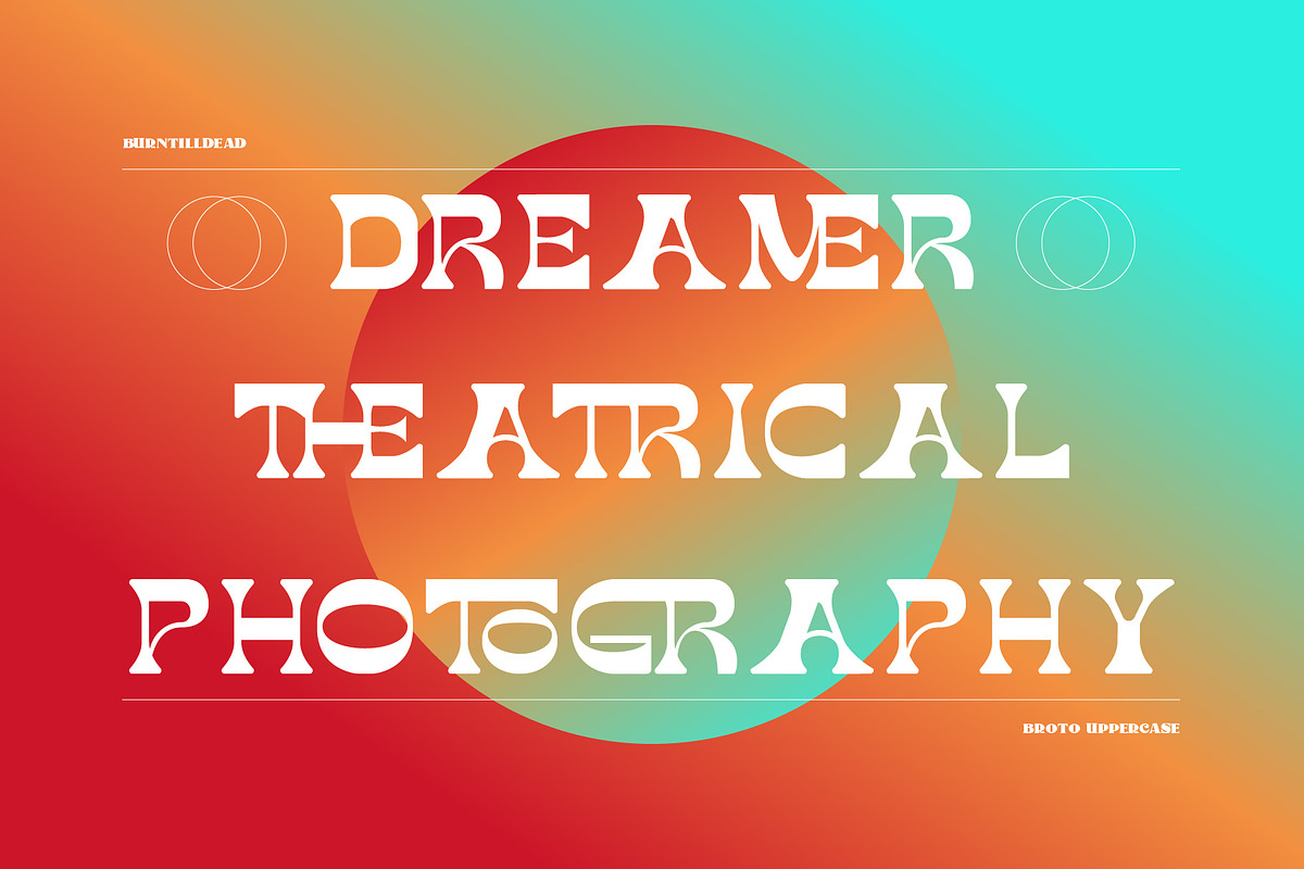 Broto - Display font & 100 ligatures, a Handwritten Font by Burntilldead (Photo 4 of 16)